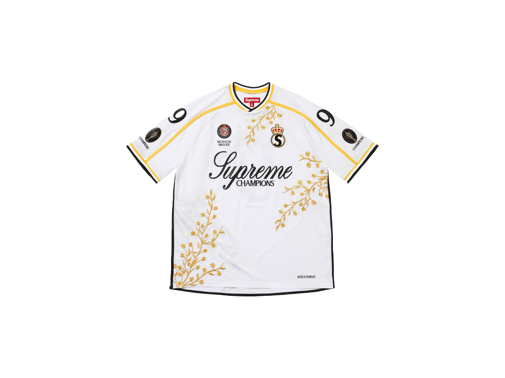 Supreme Floral Soccer Jersey White