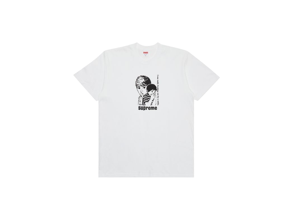Supreme Freaking Out Tee White-Supreme-pikastore.cz