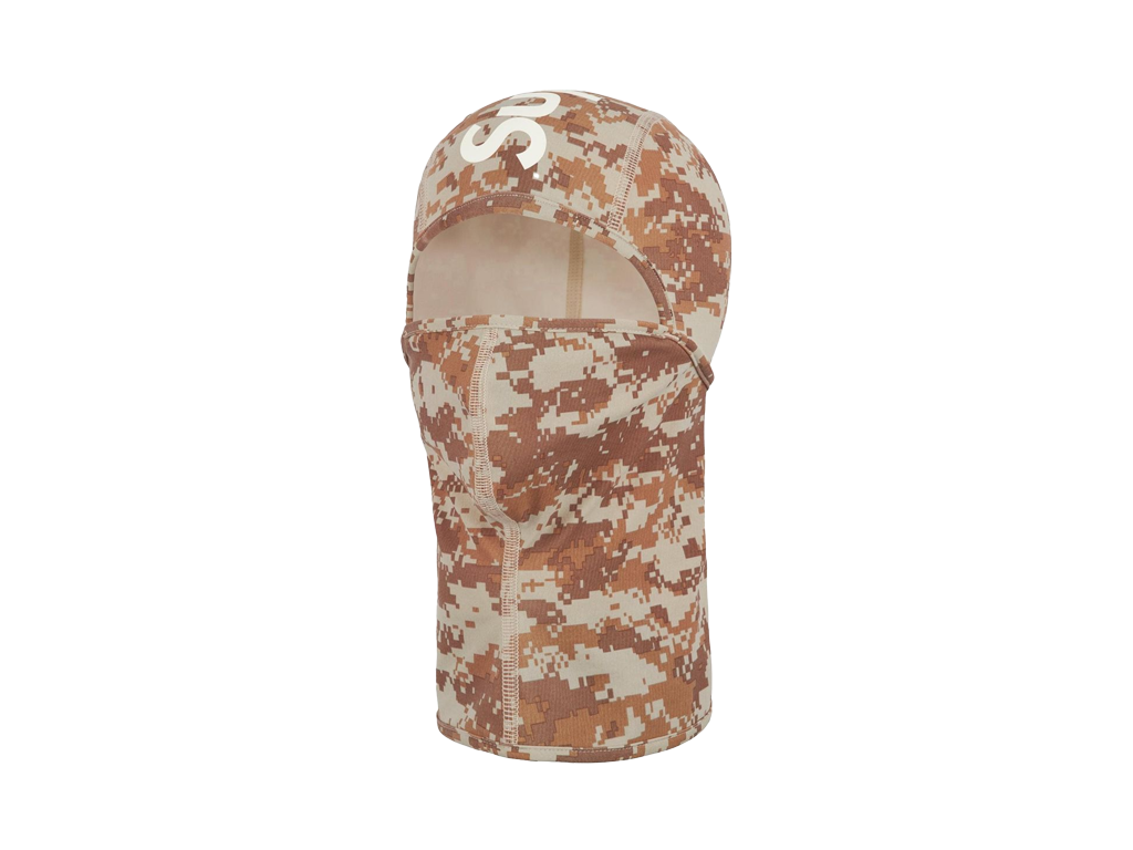 Supreme Heat Reactive Digi Camo Balaclava Tan