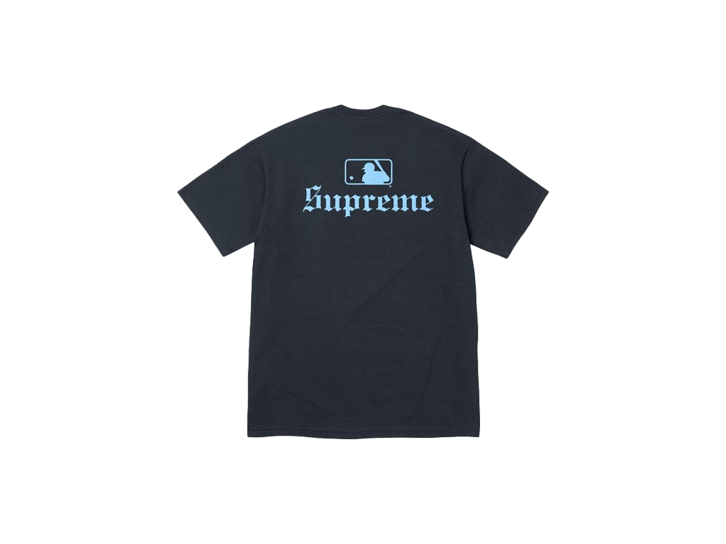 Supreme MLB Teams Sox Tee Black-Supreme-pikastore.cz
