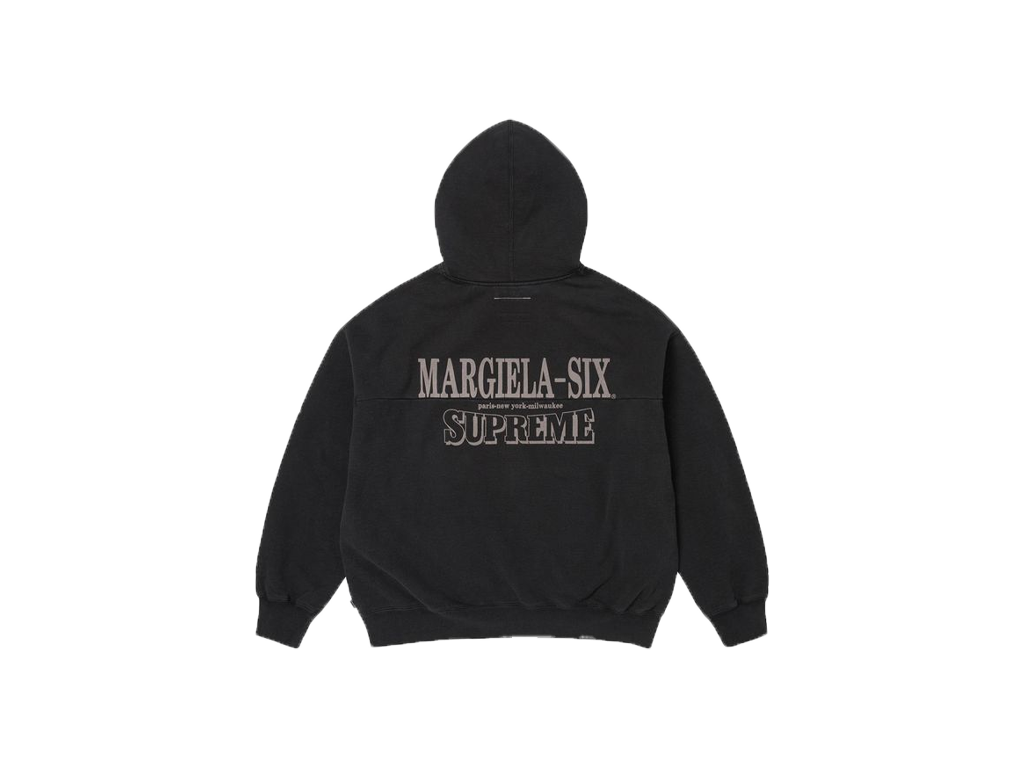 Supreme MM6 Maison Margiela Eagle Zip Up Hooded Sweatshirt Black-Supreme-pikastore.cz