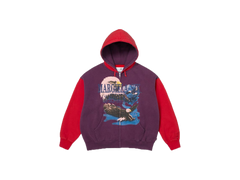 Supreme MM6 Maison Margiela Eagle Zip Up Hooded Sweatshirt Purple