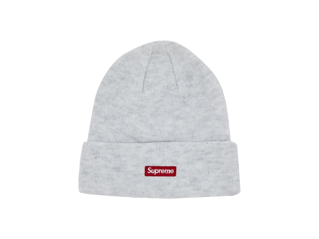 Supreme New Era S Logo Beanie (FW24) Heather Grey-Supreme-pikastore.cz