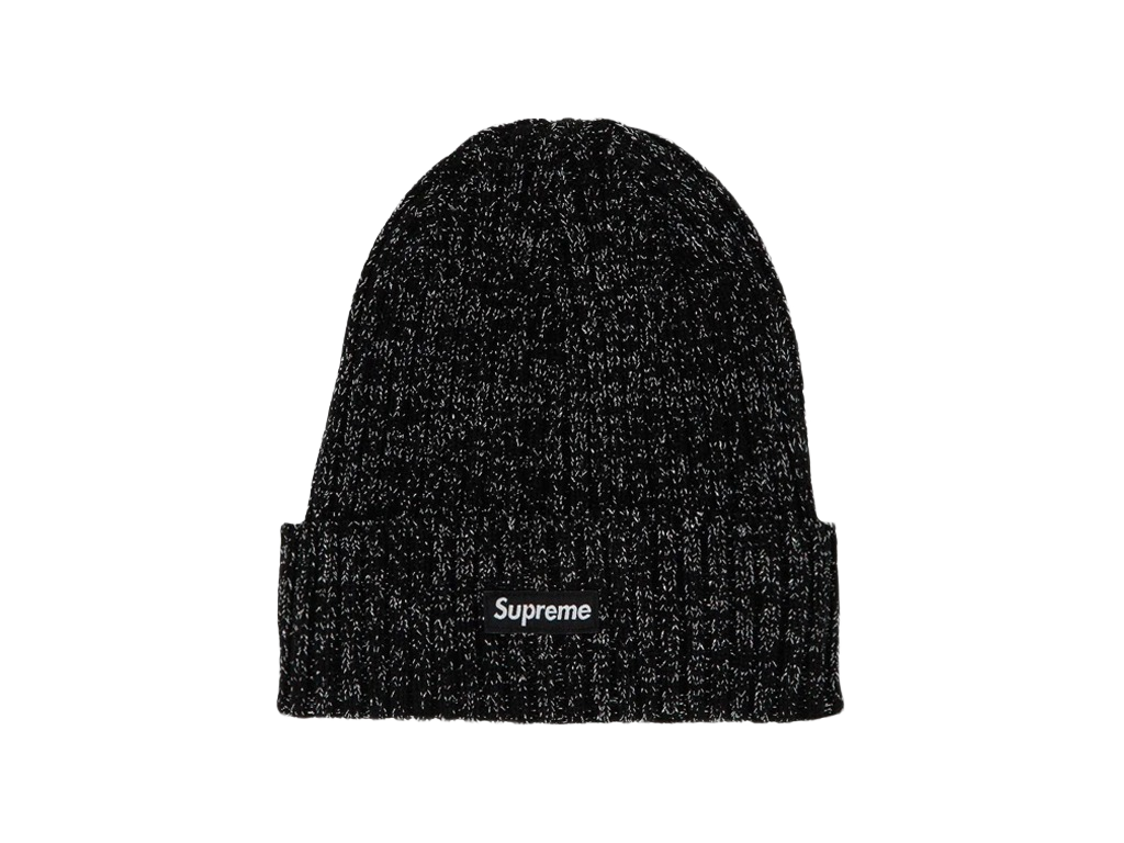 Supreme Overdyed Beanie (SS25) Metallic Black-Supreme-pikastore.cz