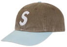 Supreme Pigment Coated 2-Tone S Logo 6-Panel Brown-Supreme-pikastore.cz