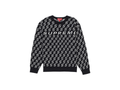 Supreme S Repeat Pulóver Black