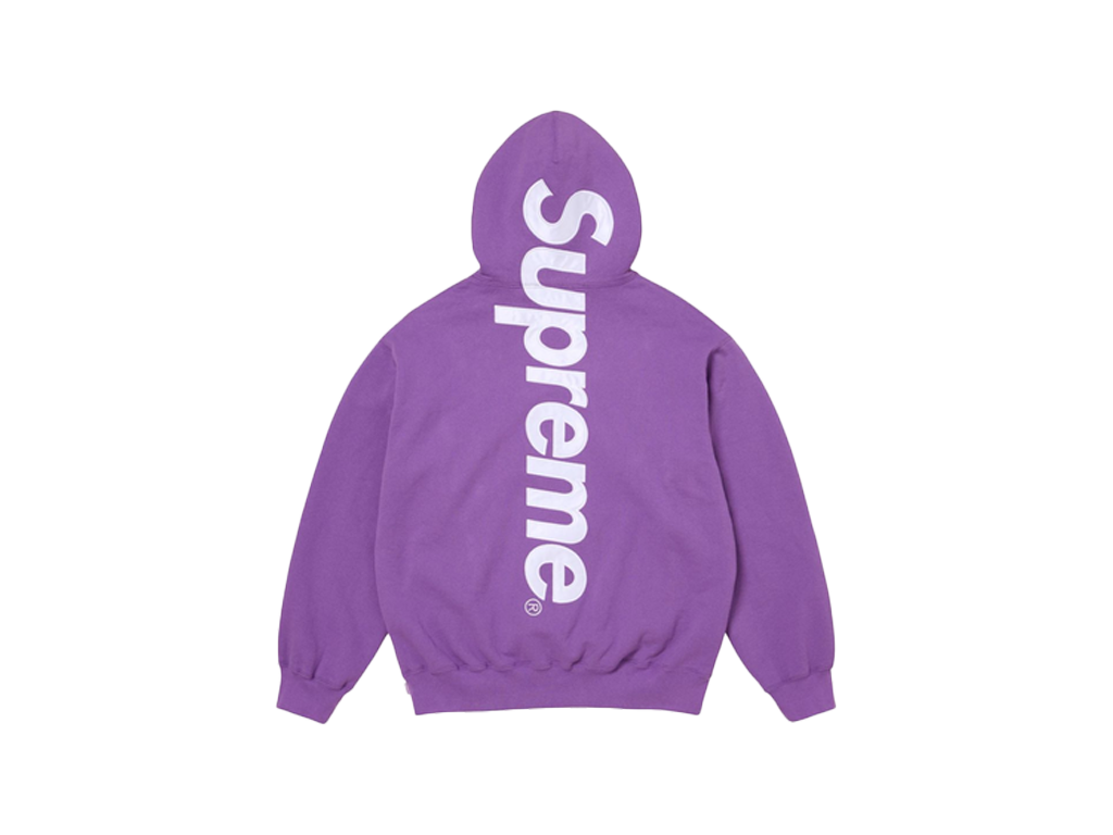Supreme Satin Applique Hoodie Violet-Supreme-pikastore.cz