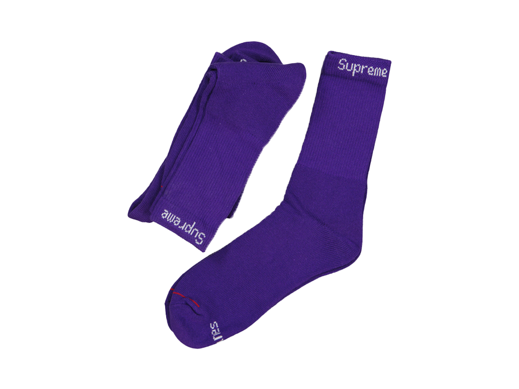 Supreme Socks Purple 1ks