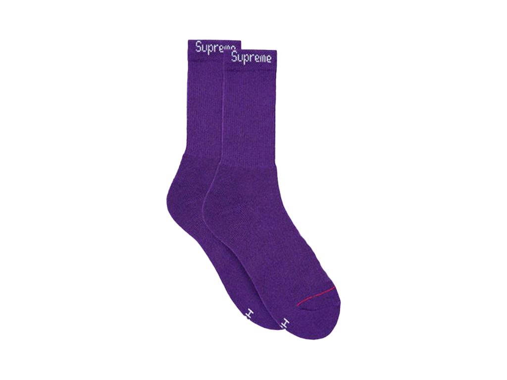 Supreme Socks Purple 1ks