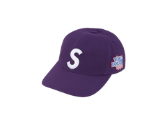 Supreme World Famous S Logo 6-Panel Purple