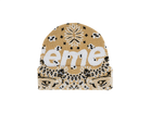 Supreme Bandana Big Logo Beanie Beige-Supreme-pikastore.cz