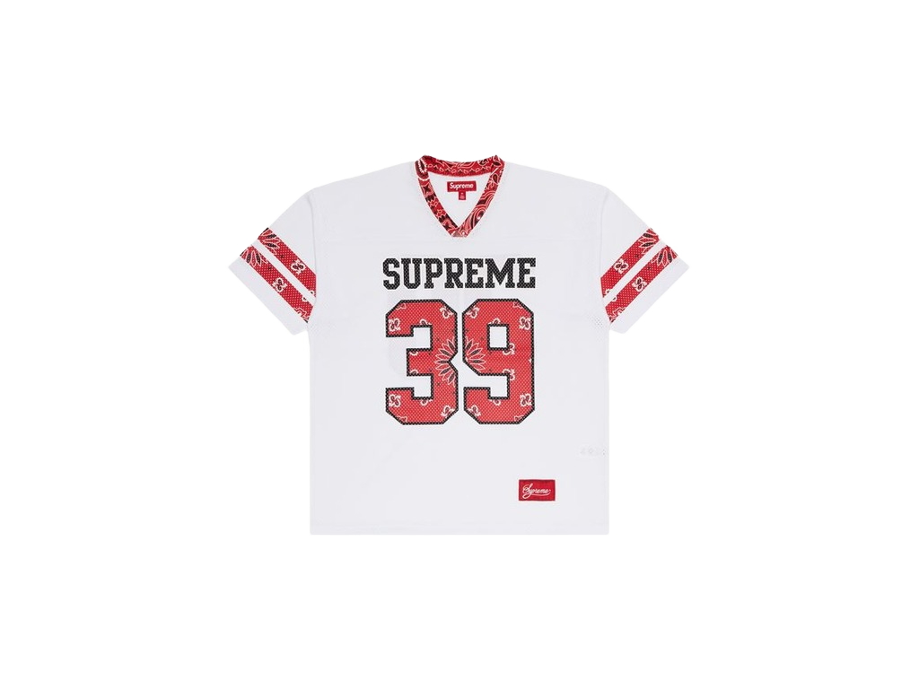 Supreme Bandana Football Jersey White-Supreme-pikastore.cz