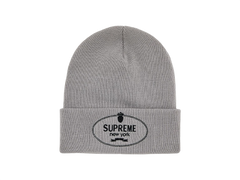 Supreme Crest Beanie Grey