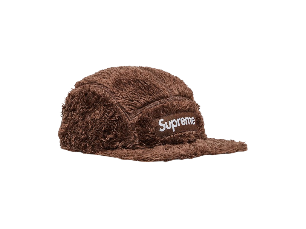 Supreme Fuzzy Camp Cap Brown-Supreme-pikastore.cz