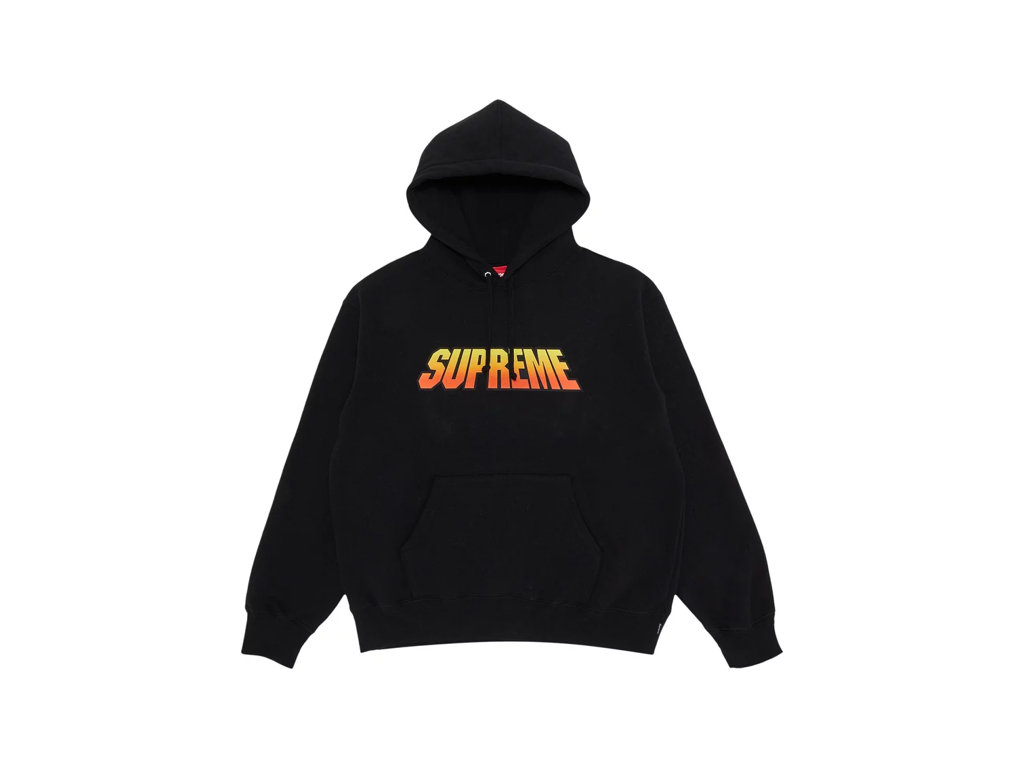 Supreme Gradient Hooded Sweatshirt Black