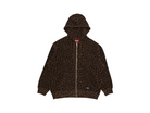 Supreme Hooded Zip Up Thermal Brown-Supreme-pikastore.cz