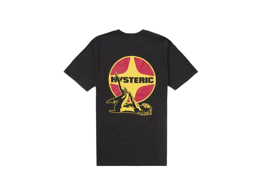 Supreme Hysteric Glamour Pin Up Tee Black-Supreme-pikastore.cz