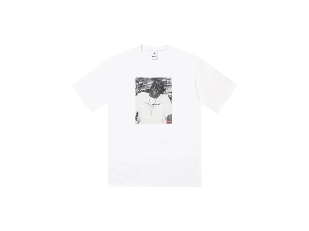 Supreme Jordan Biggie S/S Top White-Supreme-pikastore.cz