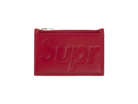 Supreme Leather Zip Card Holder Red-Supreme-pikastore.cz