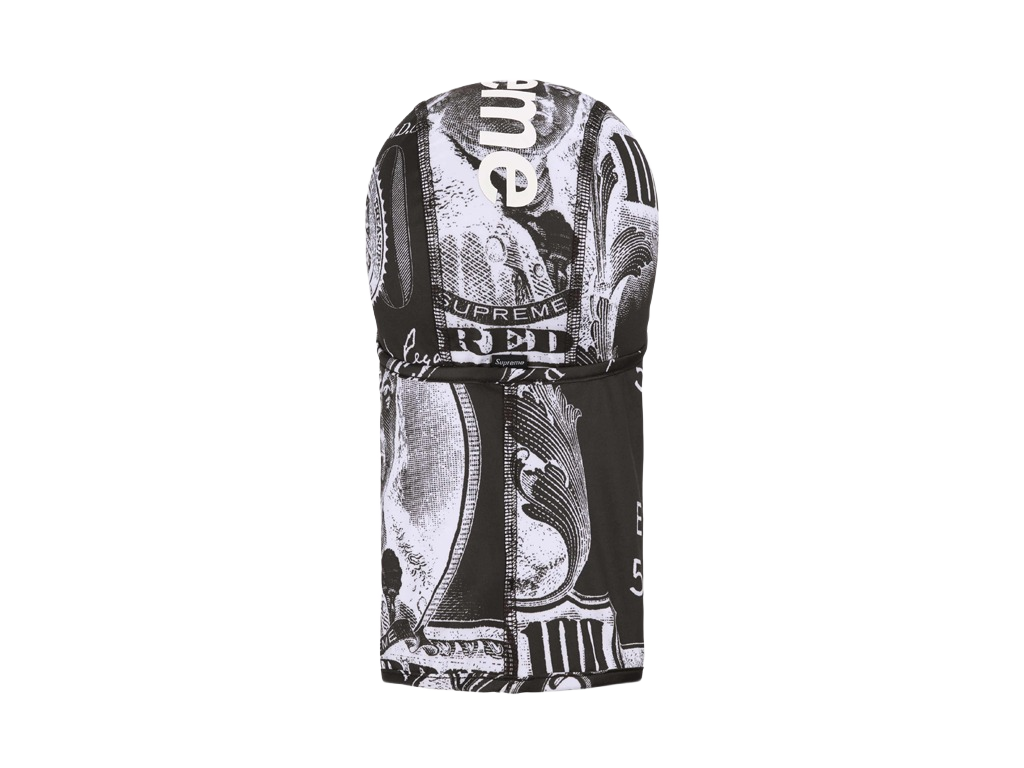 Supreme Lightweight Balaclava Black Money-Supreme-pikastore.cz