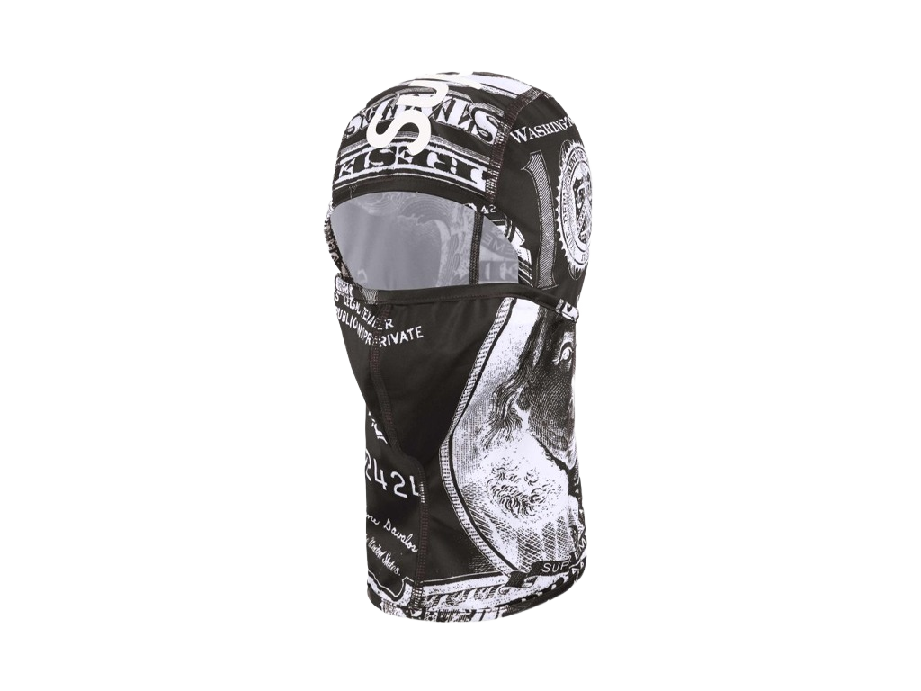 Supreme Lightweight Balaclava Black Money-Supreme-pikastore.cz