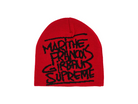 Supreme Marithe Francois Girbaud Beanie Red-Supreme-pikastore.cz