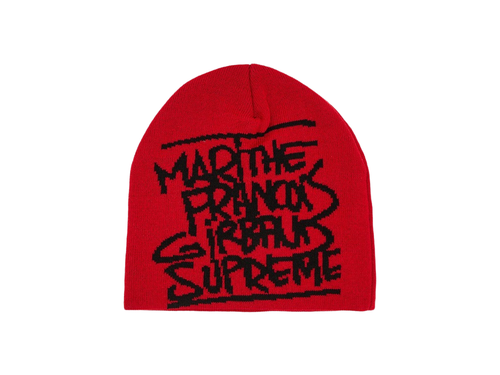 Supreme Marithe Francois Girbaud Beanie Red-Supreme-pikastore.cz