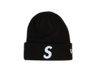Supreme New Era S Logo Beanie (FW24) Black-Supreme-pikastore.cz
