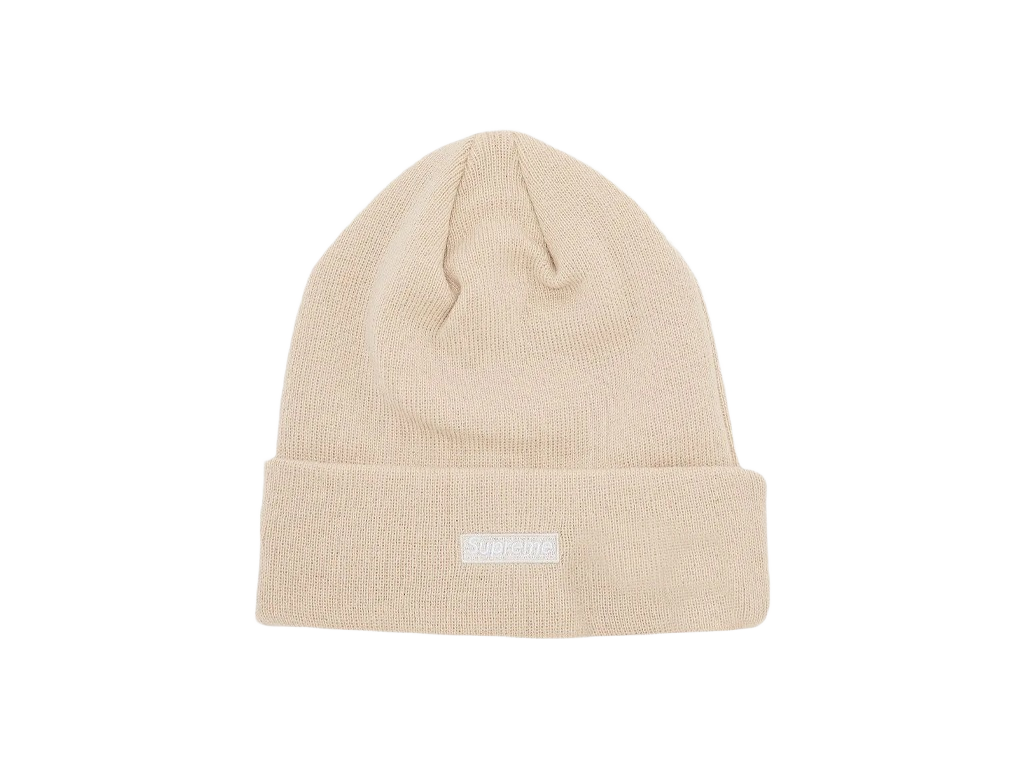 Supreme New Era Script Beanie Natural-Supreme-pikastore.cz