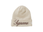 Supreme New Era Script Beanie Natural-Supreme-pikastore.cz