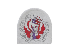 Supreme New World Order Beanie Heather Grey