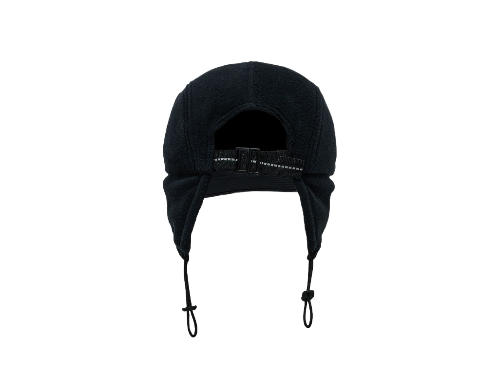 Supreme Polartec Earflap Camp Cap (FW24) Black-Supreme-pikastore.cz