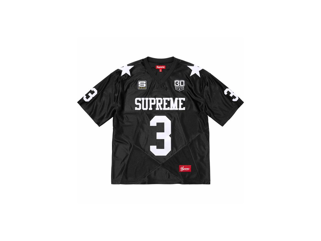 Supreme Star Football Jersey Black