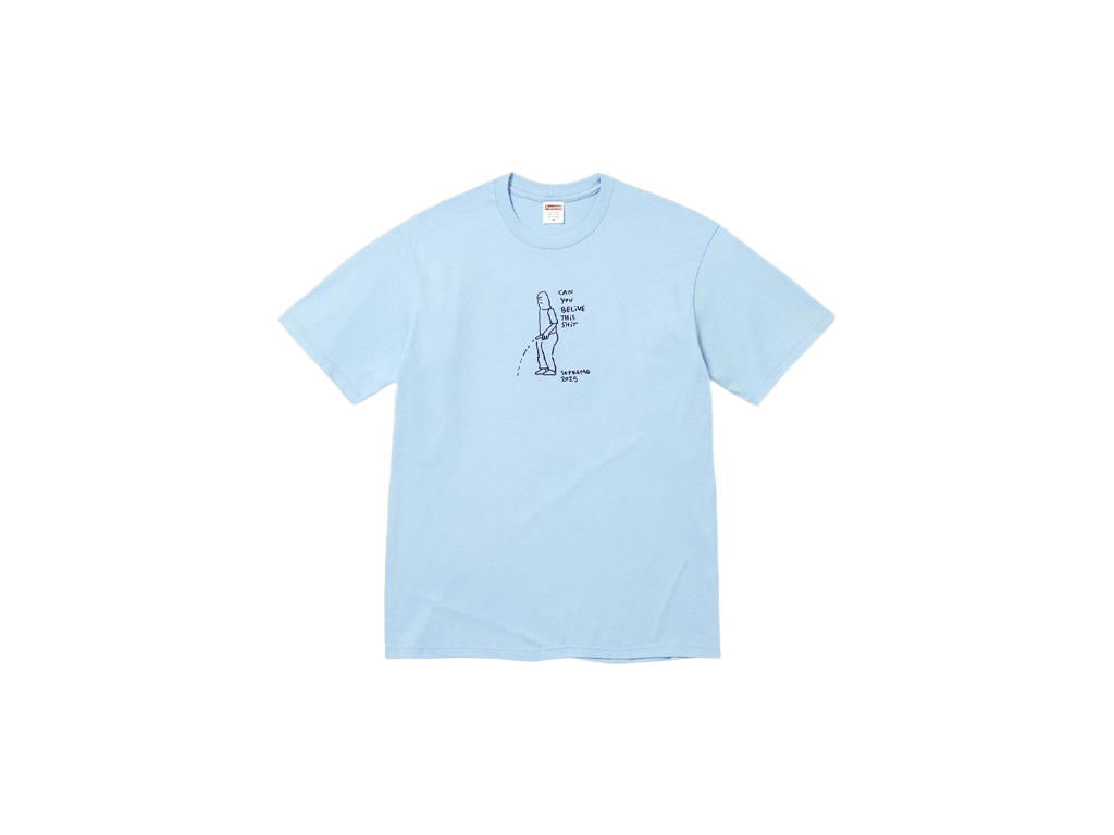 Supreme Tee Piss Tee Powder Blue-Supreme-pikastore.cz
