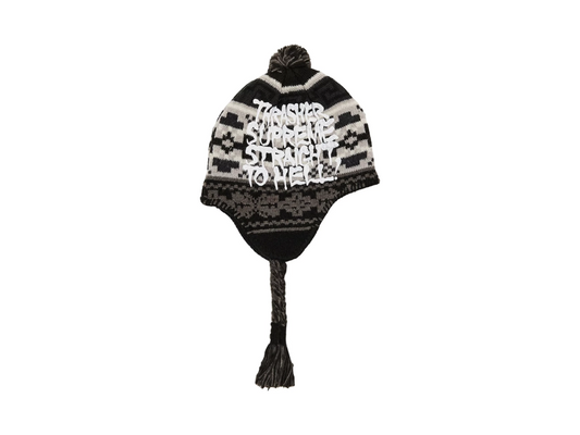 Supreme Thrasher Earflap Beanie Black