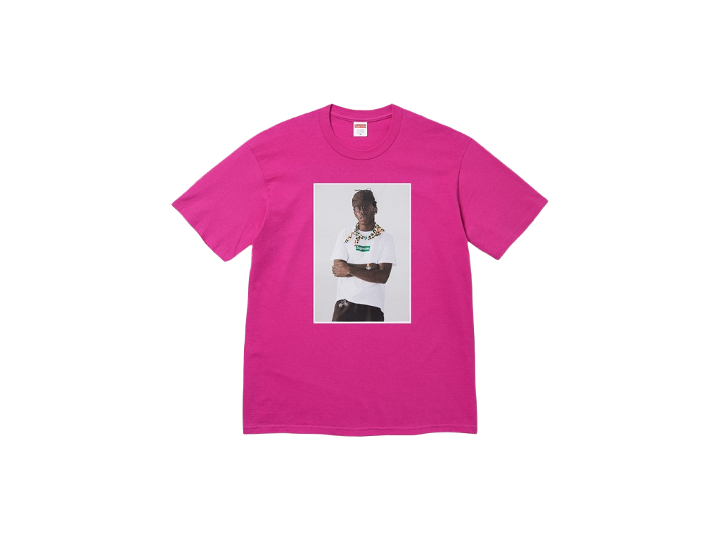 Supreme Tyler The Creator Tee Magenta-Supreme-pikastore.cz