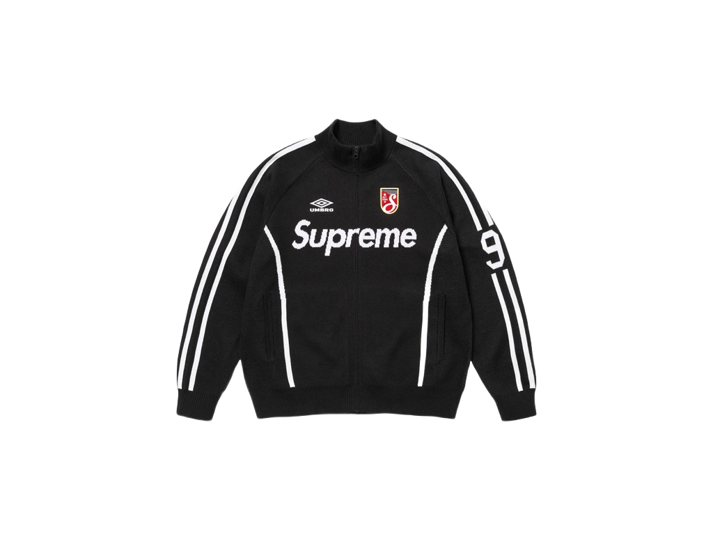 Supreme Umbro Zip Up Sweater Black-Supreme-pikastore.cz