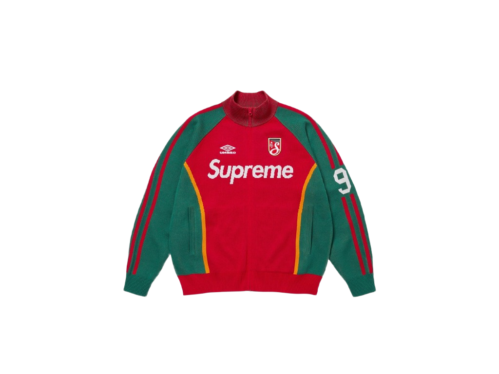 Supreme Umbro Zip Up Sweater Red-Supreme-pikastore.cz