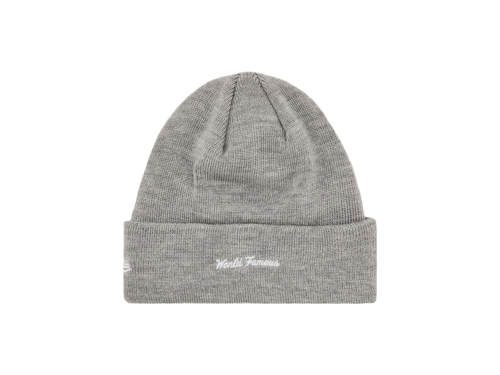 Supreme x New Era Box Logo Beanie Heather Grey-Supreme-pikastore.cz