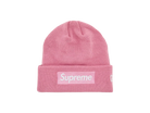 Supreme x New Era Box Logo Beanie Dusty Pink-Supreme-pikastore.cz