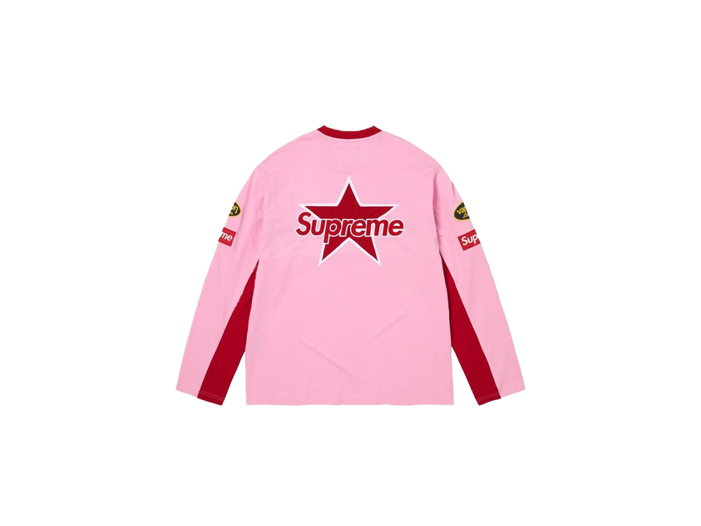 Supreme x Vanson Leathers Long-Sleeve Top Pink