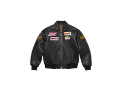 Supreme x Vanson Leathers Spider-Man Jacket Black