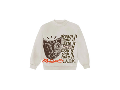 Travis Scott D.L.T.L.F.R.T. Crewneck Cream