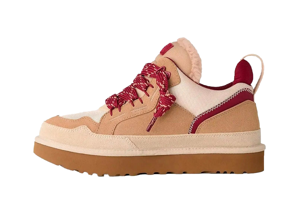 UGG Lowmel Driftwood Biking Red-UGG-pikastore.cz
