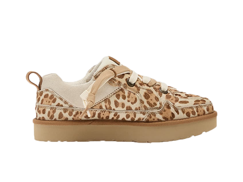 UGG Lowmel Lo Plains Felicity Leopard Jasmine (Women's) – tøfler – foto 3 af 5