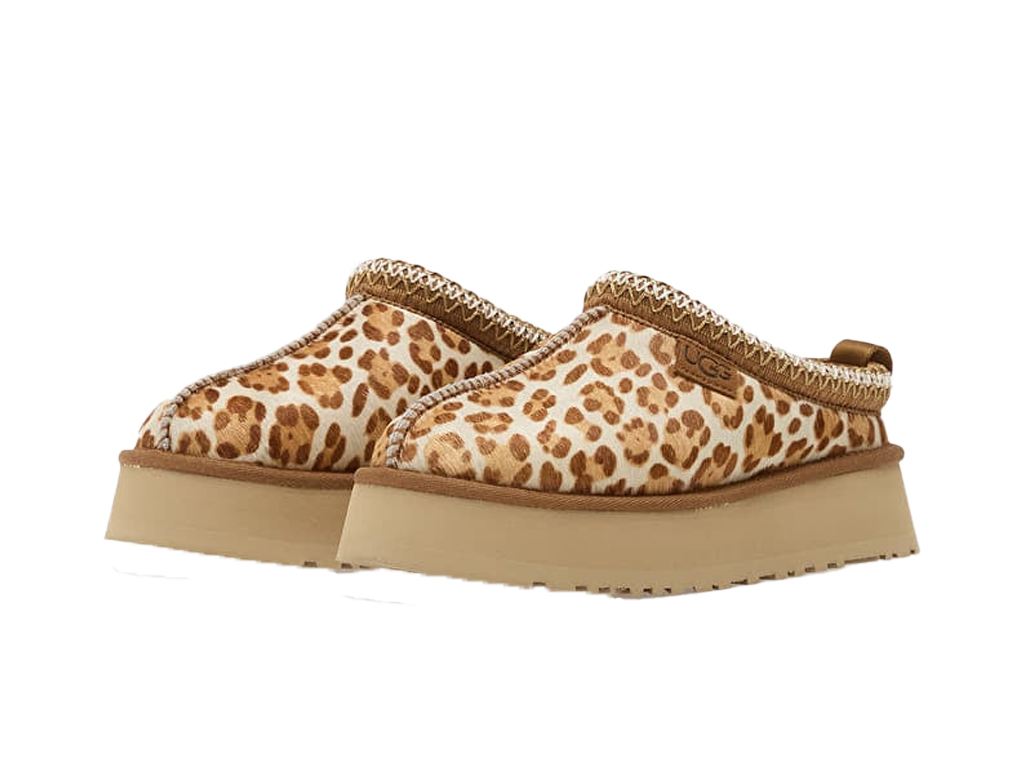 UGG Tazz Plains Slipper Felicity Leopard Jasmine (Women's) – pantofle – fotka 2 z 5