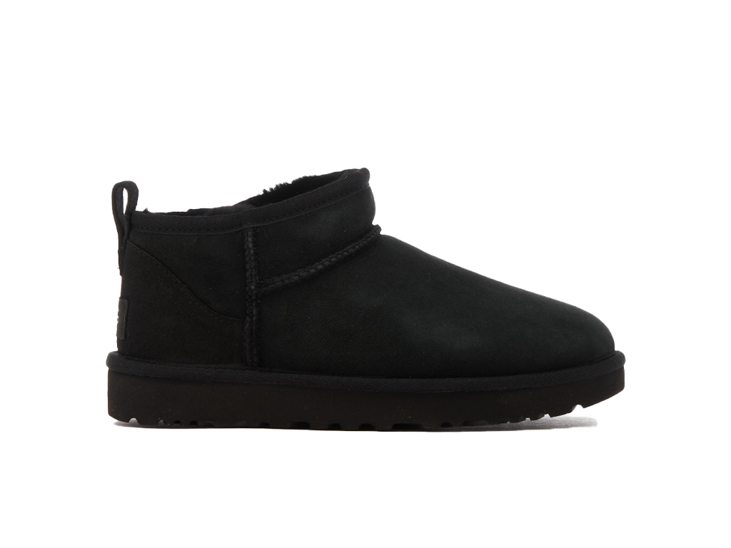 UGG Wmns Classic Ultra Mini Boot Black-UGG-pikastore.cz