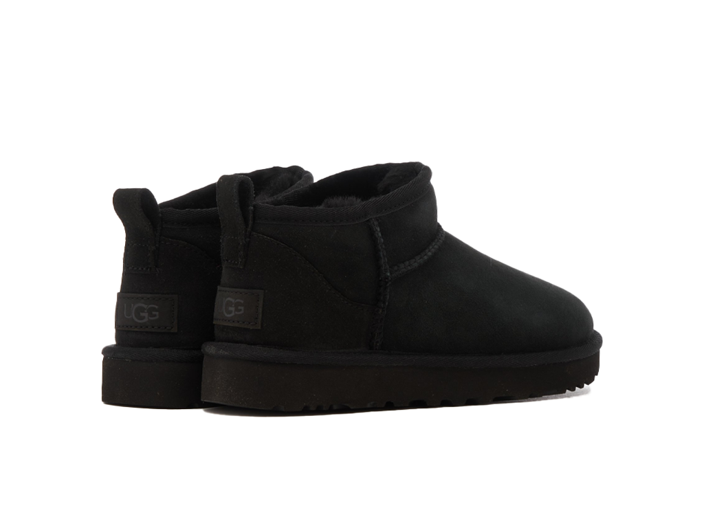 UGG Wmns Classic Ultra Mini Boot Black-UGG-pikastore.cz