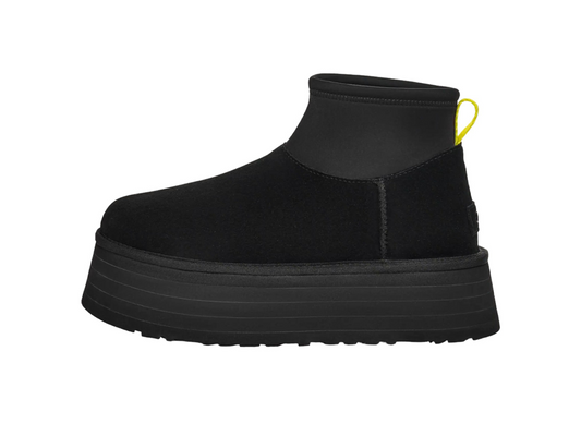 UGG Classic Mini Dipper Boot Black Yellow