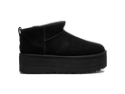 UGG Wmns Classic Ultra Mini Platform Boot Black-UGG-pikastore.cz